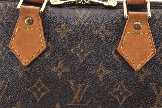Authentic LOUIS VUITTON Monogram Alma Hand Bag M51130 LV 8656C