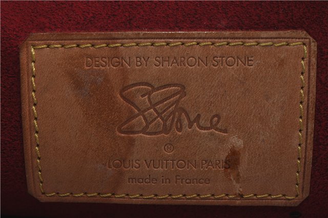 Auth Louis Vuitton Monogram Amfar Three Vanity Star Shoulder Bag M47275 LV 8657D