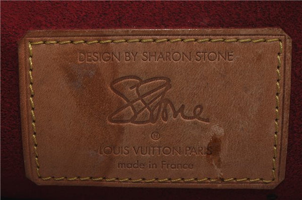 Auth Louis Vuitton Monogram Amfar Three Vanity Star Shoulder Bag M47275 LV 8657D