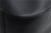 Auth PRADA Vitello Corno Leather Plastic Shoulder Tote Bag B8758 Black 8658C