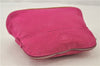 Authentic HERMES Bolide PM Pouch Purse Canvas Leather Pink 8660D