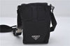 Auth PRADA Nylon Tessuto Sports 3Way Shoulder Cross Waist Bag MV583 Black 8661E