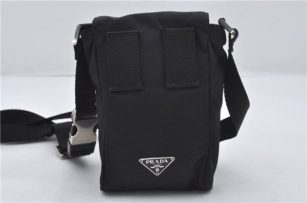 Auth PRADA Nylon Tessuto Sports 3Way Shoulder Cross Waist Bag MV583 Black 8661E