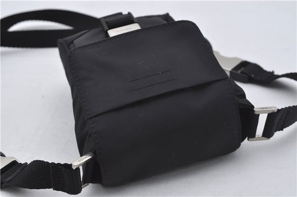 Auth PRADA Nylon Tessuto Sports 3Way Shoulder Cross Waist Bag MV583 Black 8661E