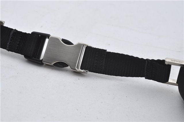 Auth PRADA Nylon Tessuto Sports 3Way Shoulder Cross Waist Bag MV583 Black 8661E