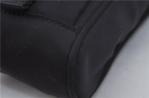 Auth PRADA Nylon Tessuto Sports 3Way Shoulder Cross Waist Bag MV583 Black 8661E