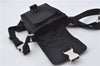 Auth PRADA Nylon Tessuto Sports 3Way Shoulder Cross Waist Bag MV583 Black 8661E