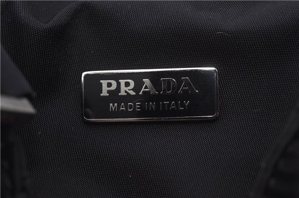 Auth PRADA Nylon Tessuto Sports 3Way Shoulder Cross Waist Bag MV583 Black 8661E
