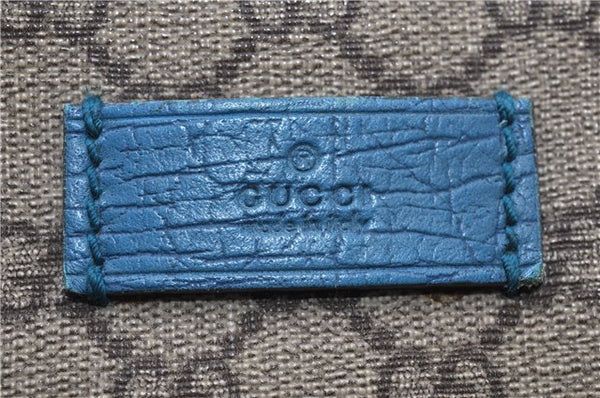 Authentic GUCCI Shoulder Tote Bag GG PVC Leather 114595 Brown 8661F