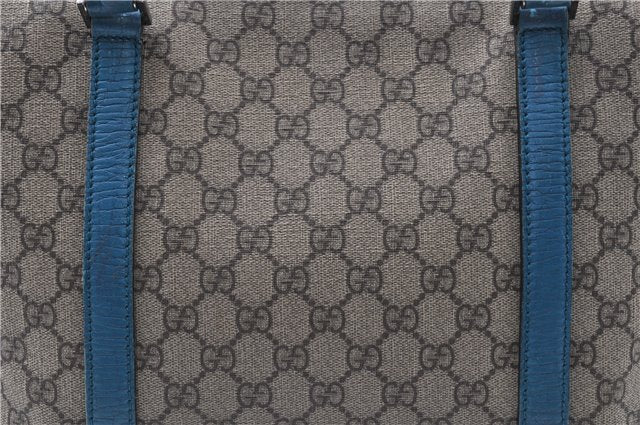 Authentic GUCCI Shoulder Tote Bag GG PVC Leather 114595 Brown 8661F