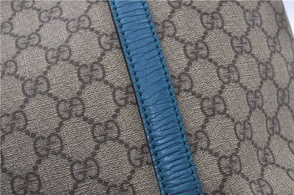 Authentic GUCCI Shoulder Tote Bag GG PVC Leather 114595 Brown 8661F