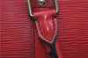Authentic Louis Vuitton Epi Keepall 60 Boston Travel Bag Red M42947 LV 8662D