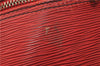Authentic Louis Vuitton Epi Keepall 60 Boston Travel Bag Red M42947 LV 8662D