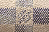 Auth Louis Vuitton Damier Azur Totally PM Tote Bag White N41280 LV Junk 8666D