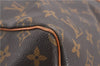 Authentic Louis Vuitton Monogram Keepall Bandouliere 55 M41414 Boston Bag 8670F