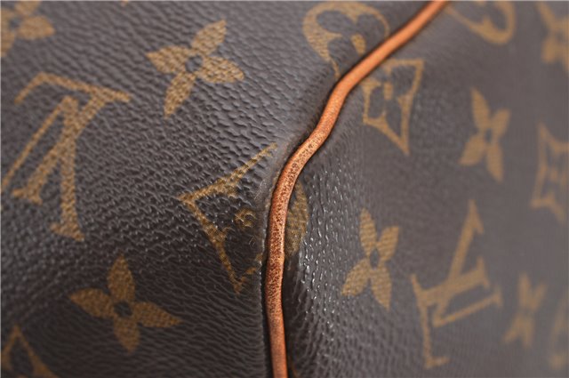 Authentic Louis Vuitton Monogram Keepall Bandouliere 55 M41414 Boston Bag 8670F