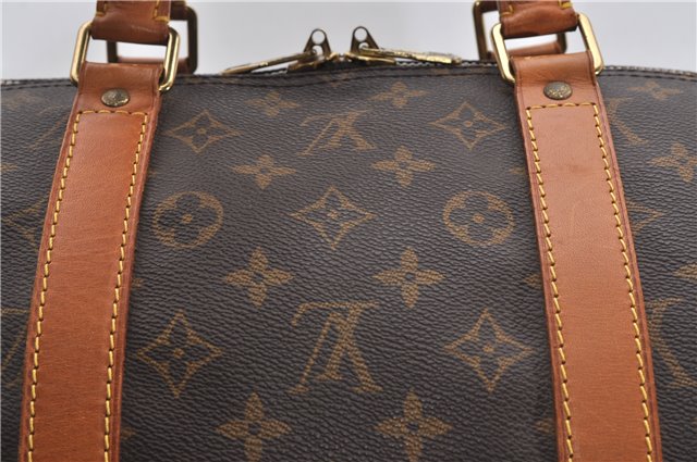 Authentic Louis Vuitton Monogram Keepall Bandouliere 55 M41414 Boston Bag 8670F