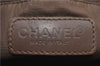 Auth CHANEL New Travel Line Shoulder Tote Bag Nylon Leather Khaki Brown 8671D