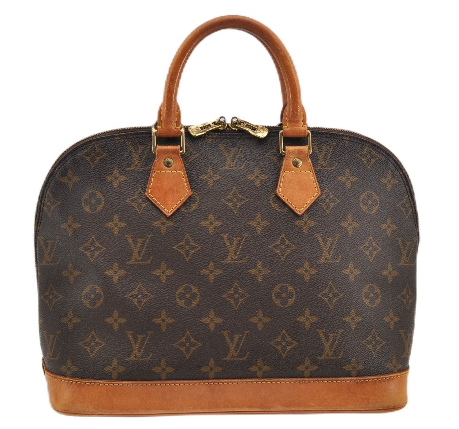 Authentic Louis Vuitton Monogram Alma Hand Bag Purse M51130 LV 8671F