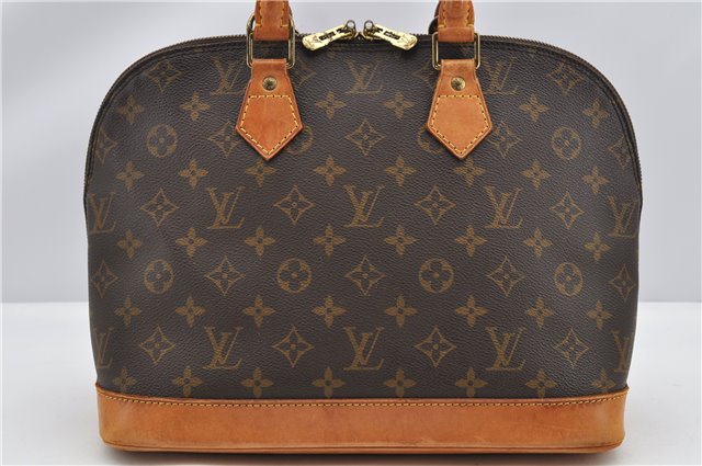 Authentic Louis Vuitton Monogram Alma Hand Bag Purse M51130 LV 8671F