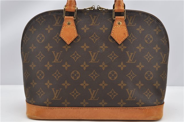 Authentic Louis Vuitton Monogram Alma Hand Bag Purse M51130 LV 8671F