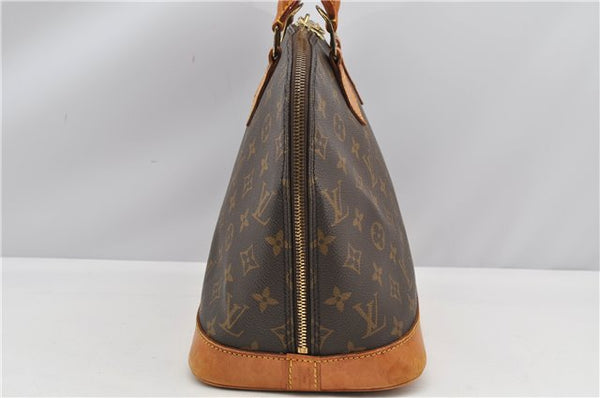 Authentic Louis Vuitton Monogram Alma Hand Bag Purse M51130 LV 8671F