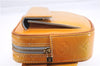 Authentic Louis Vuitton Vernis Fulton Bum Body Waist Bag Yellow M91041 LV 8672D