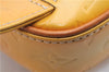 Authentic Louis Vuitton Vernis Fulton Bum Body Waist Bag Yellow M91041 LV 8672D