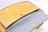 Authentic Louis Vuitton Vernis Fulton Bum Body Waist Bag Yellow M91041 LV 8672D