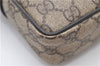 Authentic GUCCI Shoulder Cross Body Bag GG PVC Leather 201447 Brown Junk 8673D