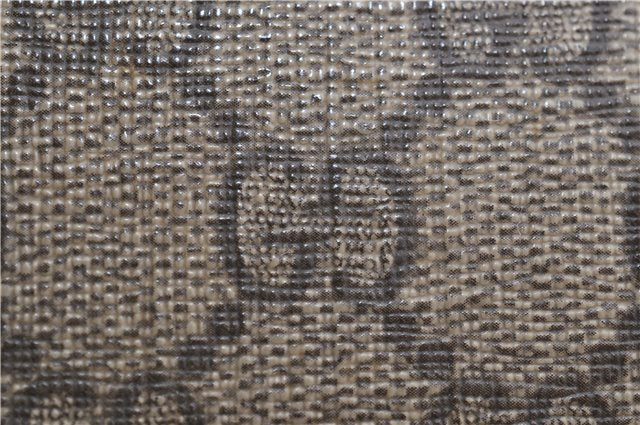 Authentic GUCCI Shoulder Cross Body Bag GG PVC Leather 201447 Brown Junk 8673D