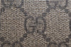 Authentic GUCCI Shoulder Cross Body Bag GG PVC Leather 201447 Brown Junk 8673D