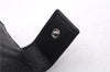 Authentic GUCCI Sherry Line Bifold Wallet Purse Nylon Leather 146195 Black 8673E