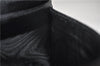 Authentic GUCCI Sherry Line Bifold Wallet Purse Nylon Leather 146195 Black 8673E