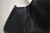 Authentic GUCCI Sherry Line Bifold Wallet Purse Nylon Leather 146195 Black 8673E