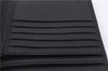 Authentic GUCCI Sherry Line Bifold Wallet Purse Nylon Leather 146195 Black 8673E