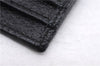 Authentic GUCCI Sherry Line Bifold Wallet Purse Nylon Leather 146195 Black 8673E