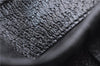 Authentic GUCCI Sherry Line Bifold Wallet Purse Nylon Leather 146195 Black 8673E