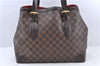 Authentic LOUIS VUITTON Damier Hampstead MM Shoulder Tote Bag N51204 LV 8674C