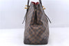 Authentic LOUIS VUITTON Damier Hampstead MM Shoulder Tote Bag N51204 LV 8674C