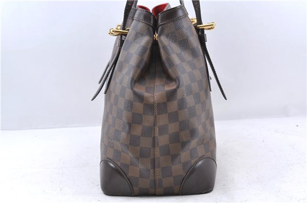 Authentic LOUIS VUITTON Damier Hampstead MM Shoulder Tote Bag N51204 LV 8674C