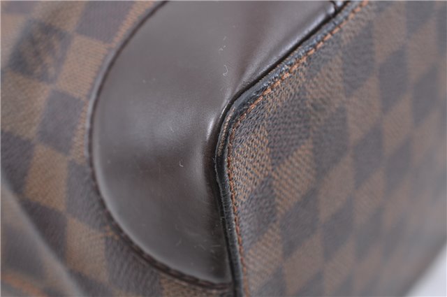 Authentic LOUIS VUITTON Damier Hampstead MM Shoulder Tote Bag N51204 LV 8674C