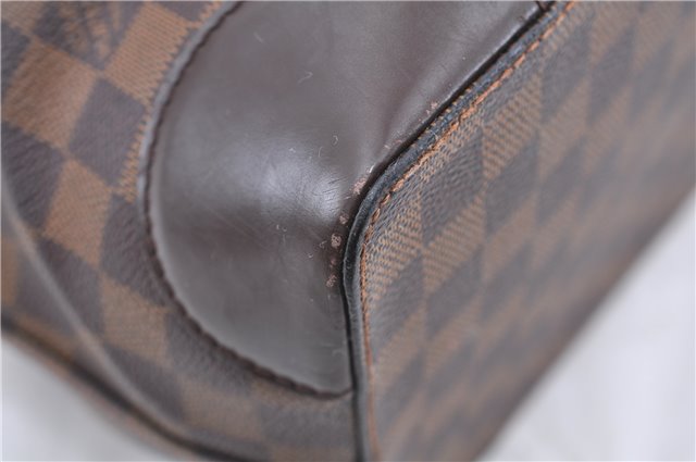 Authentic LOUIS VUITTON Damier Hampstead MM Shoulder Tote Bag N51204 LV 8674C