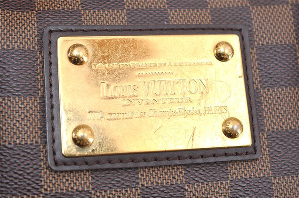 Authentic LOUIS VUITTON Damier Hampstead MM Shoulder Tote Bag N51204 LV 8674C