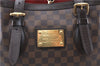 Authentic LOUIS VUITTON Damier Hampstead MM Shoulder Tote Bag N51204 LV 8674C