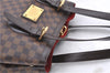 Authentic LOUIS VUITTON Damier Hampstead MM Shoulder Tote Bag N51204 LV 8674C