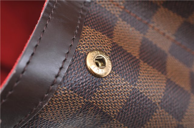 Authentic LOUIS VUITTON Damier Hampstead MM Shoulder Tote Bag N51204 LV 8674C