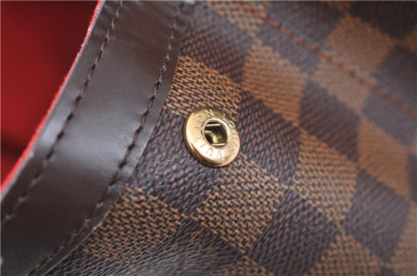 Authentic LOUIS VUITTON Damier Hampstead MM Shoulder Tote Bag N51204 LV 8674C