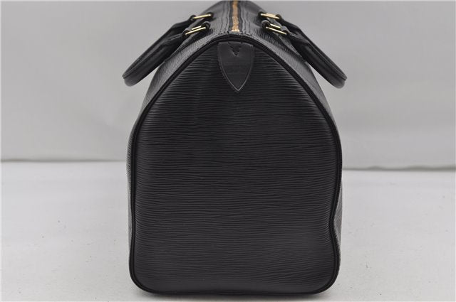Authentic Louis Vuitton Epi Speedy 35 Hand Boston Bag Black M42992 LV 8675D