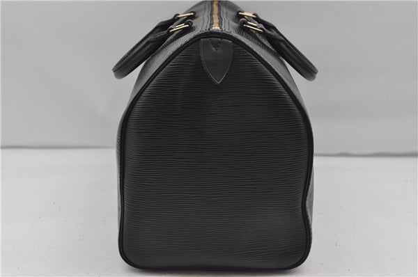 Authentic Louis Vuitton Epi Speedy 35 Hand Boston Bag Black M42992 LV 8675D